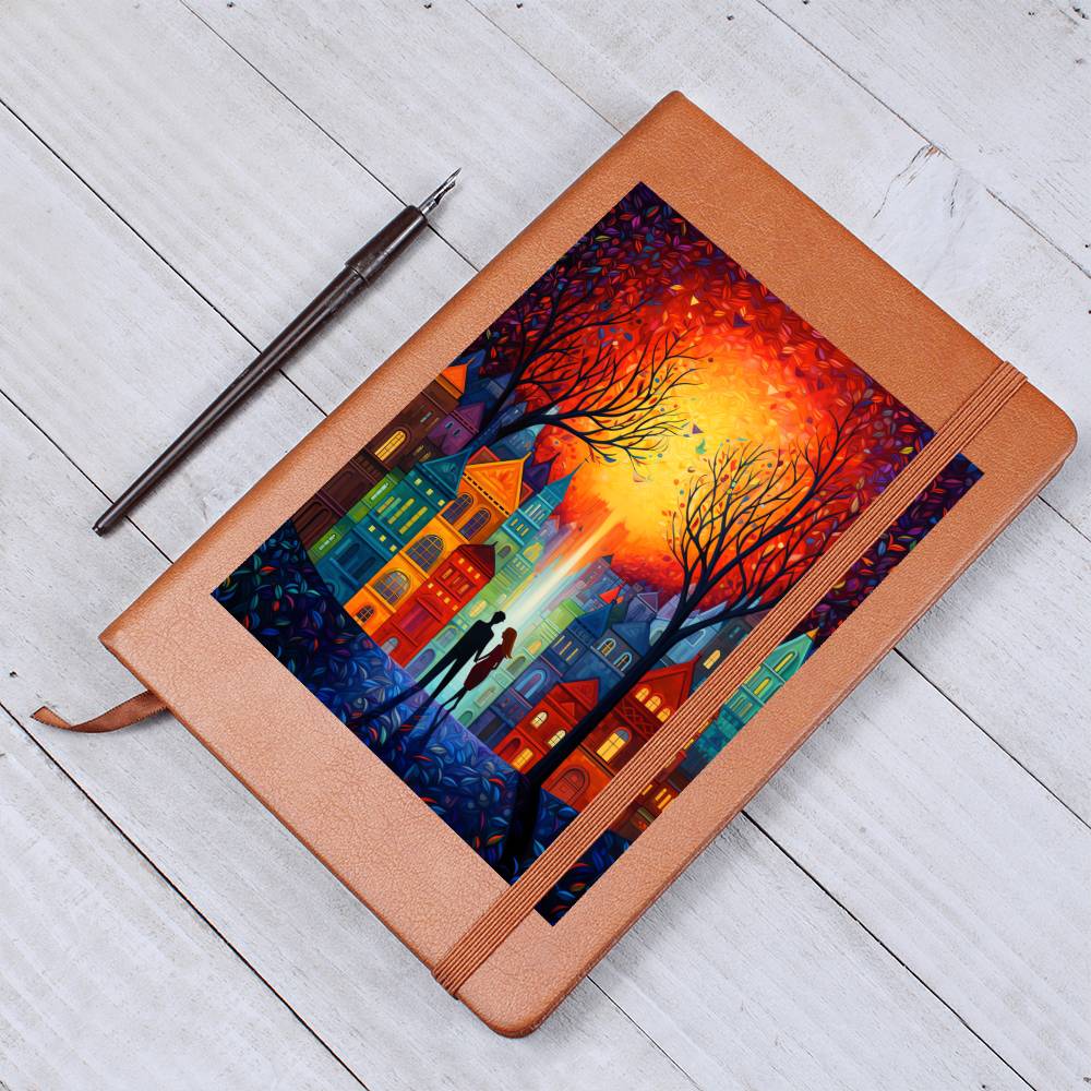 Valentine's Day Art 459 - Vegan Leather Journal