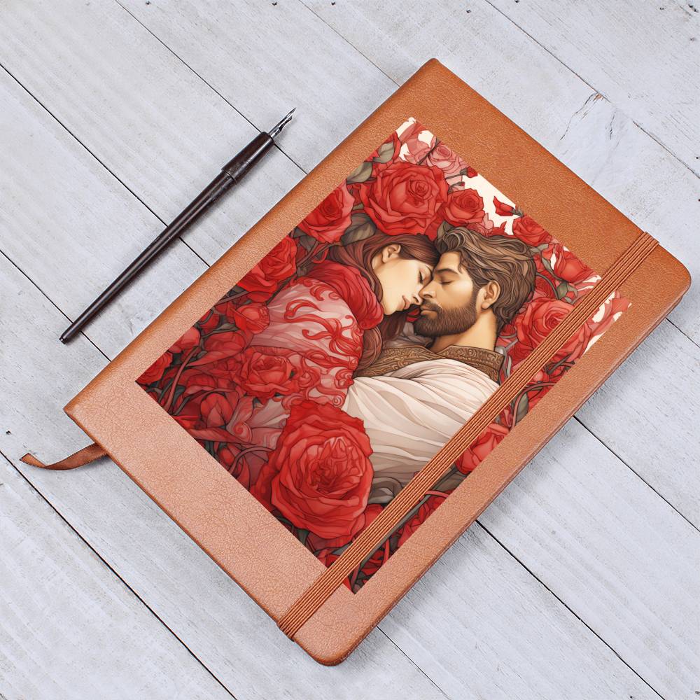 Valentine's Day Art 308 - Vegan Leather Journal