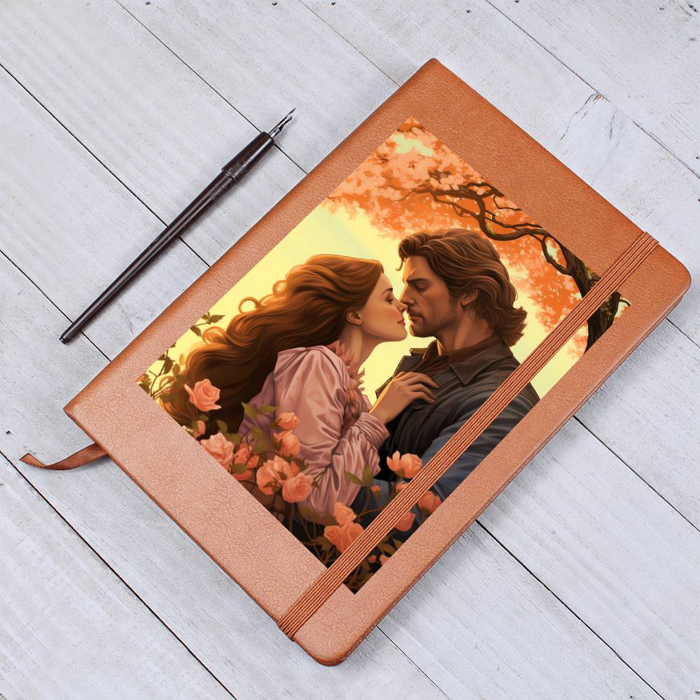 Valentine's Day Art 018 - Vegan Leather Journal