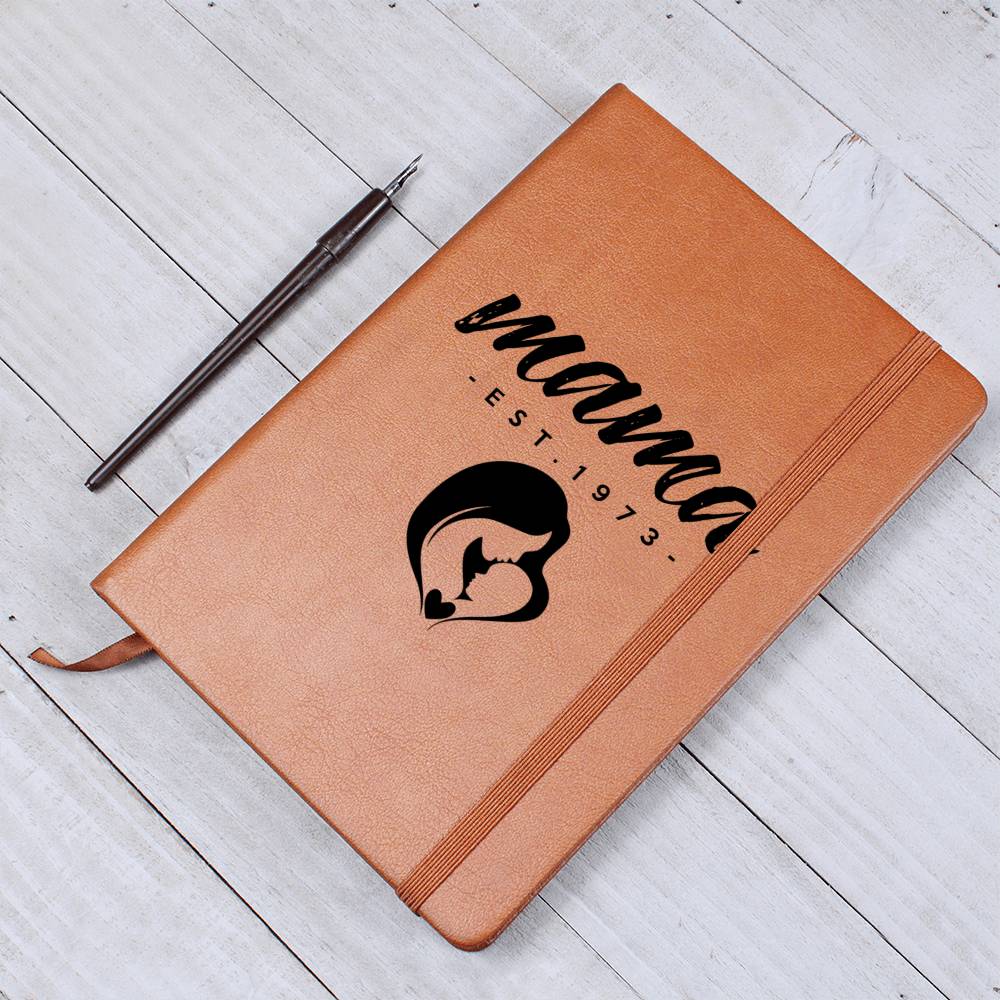 Mama, Est. 1973 - Vegan Leather Journal