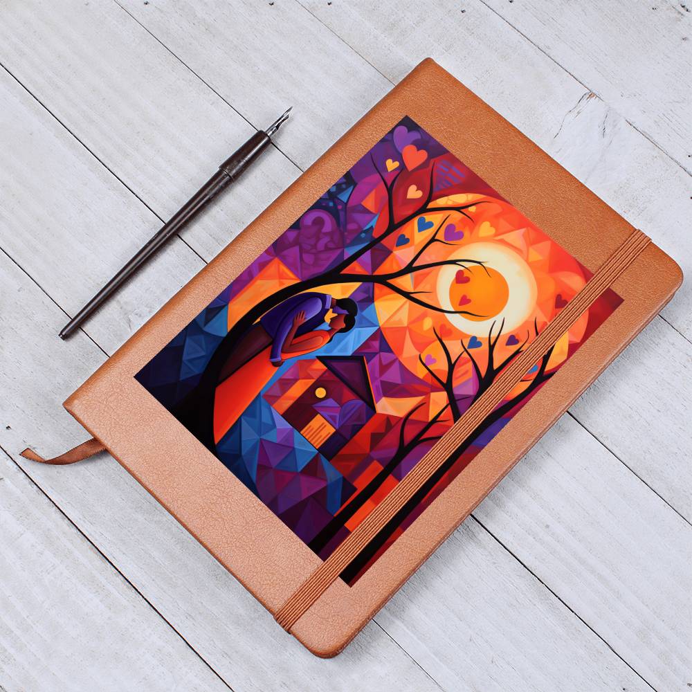 Valentine's Day Art 329 - Vegan Leather Journal