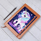 Cute Unicorn 063 - Vegan Leather Journal