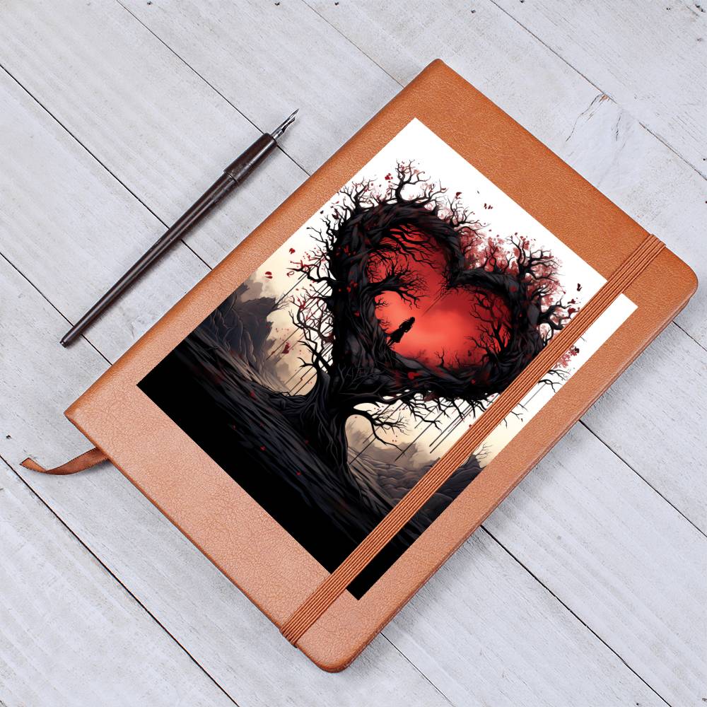 Valentine's Day Art 186 - Vegan Leather Journal
