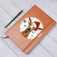 Christmas Dog - Pharaoh Hound - Vegan Leather Journal