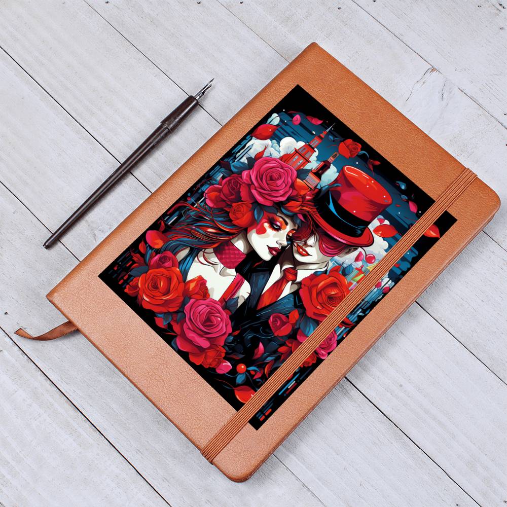Valentine's Day Art 355 - Vegan Leather Journal