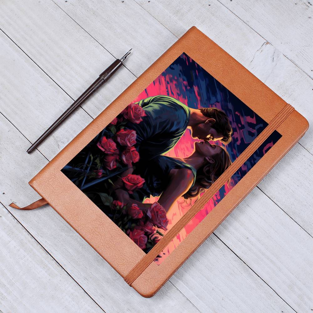 Valentine's Day Art 123 - Vegan Leather Journal