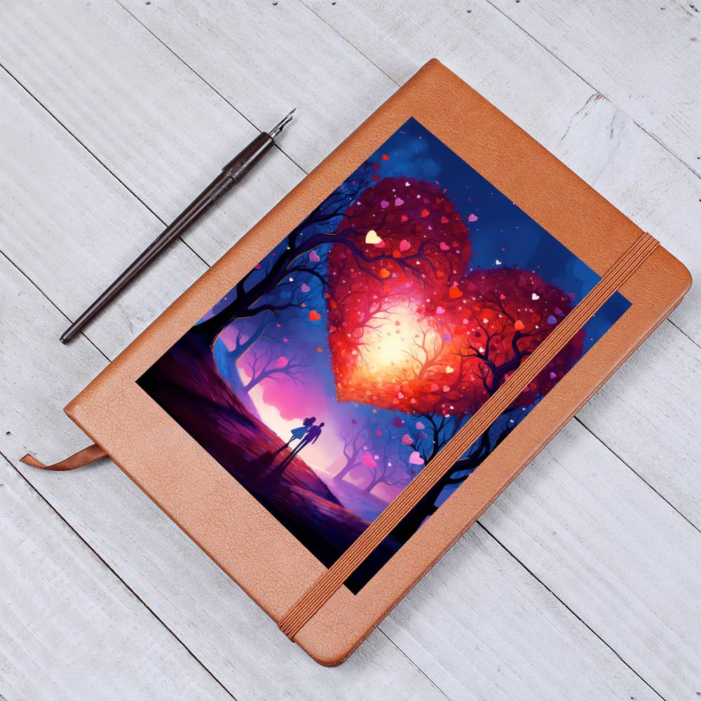 Valentine's Day Art 241 - Vegan Leather Journal