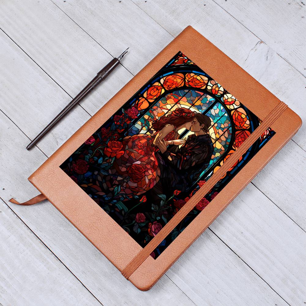 Valentine's Day Art 298 - Vegan Leather Journal