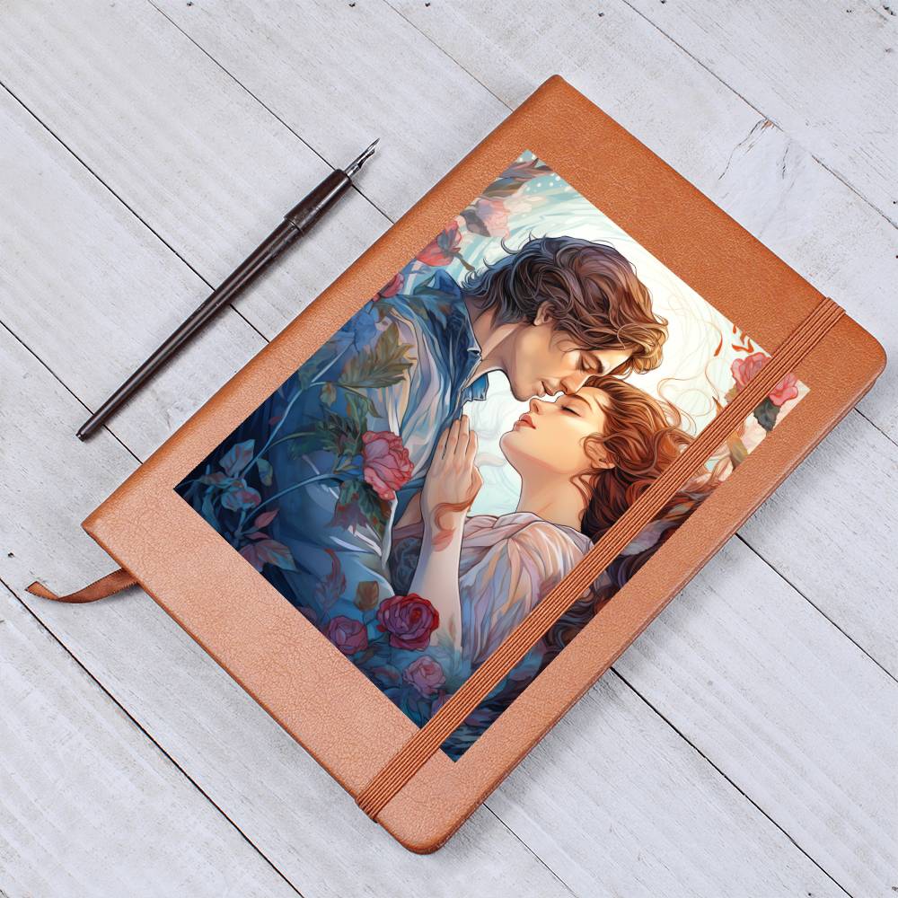 Valentine's Day Art 279 - Vegan Leather Journal