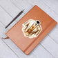 Luxury Wedding Decor Sticker 005 - Vegan Leather Journal