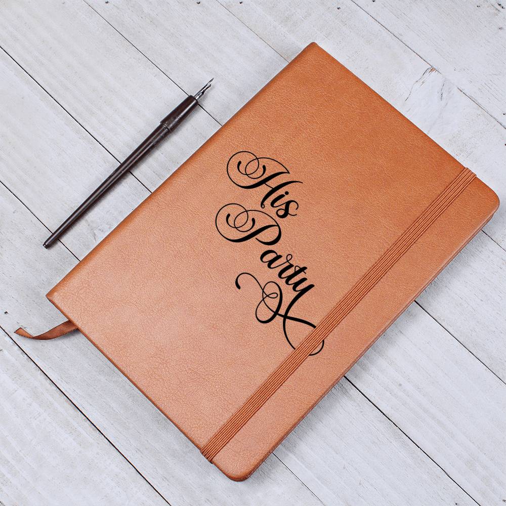 His Party - Vegan Leather Journal