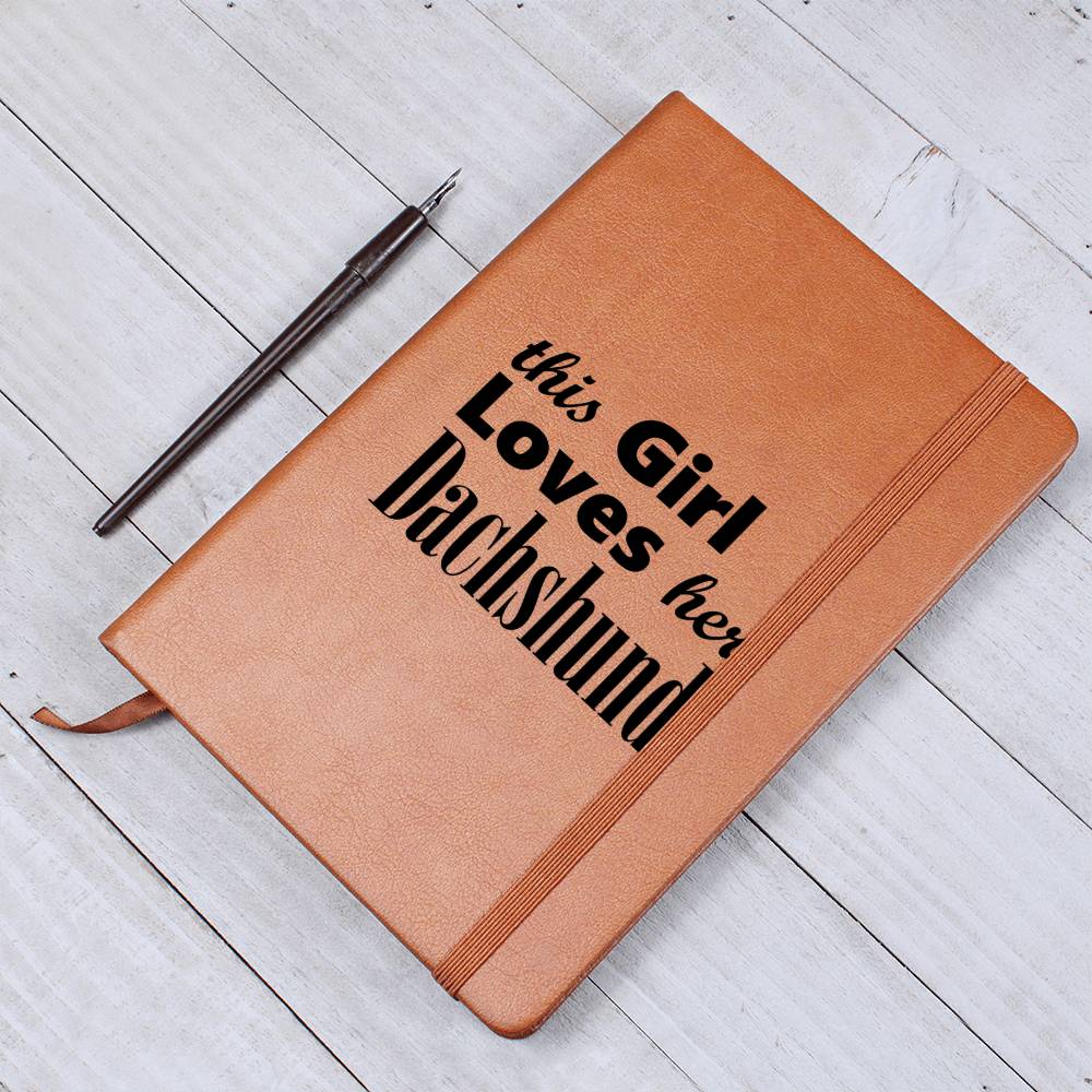Dachshund - Vegan Leather Journal