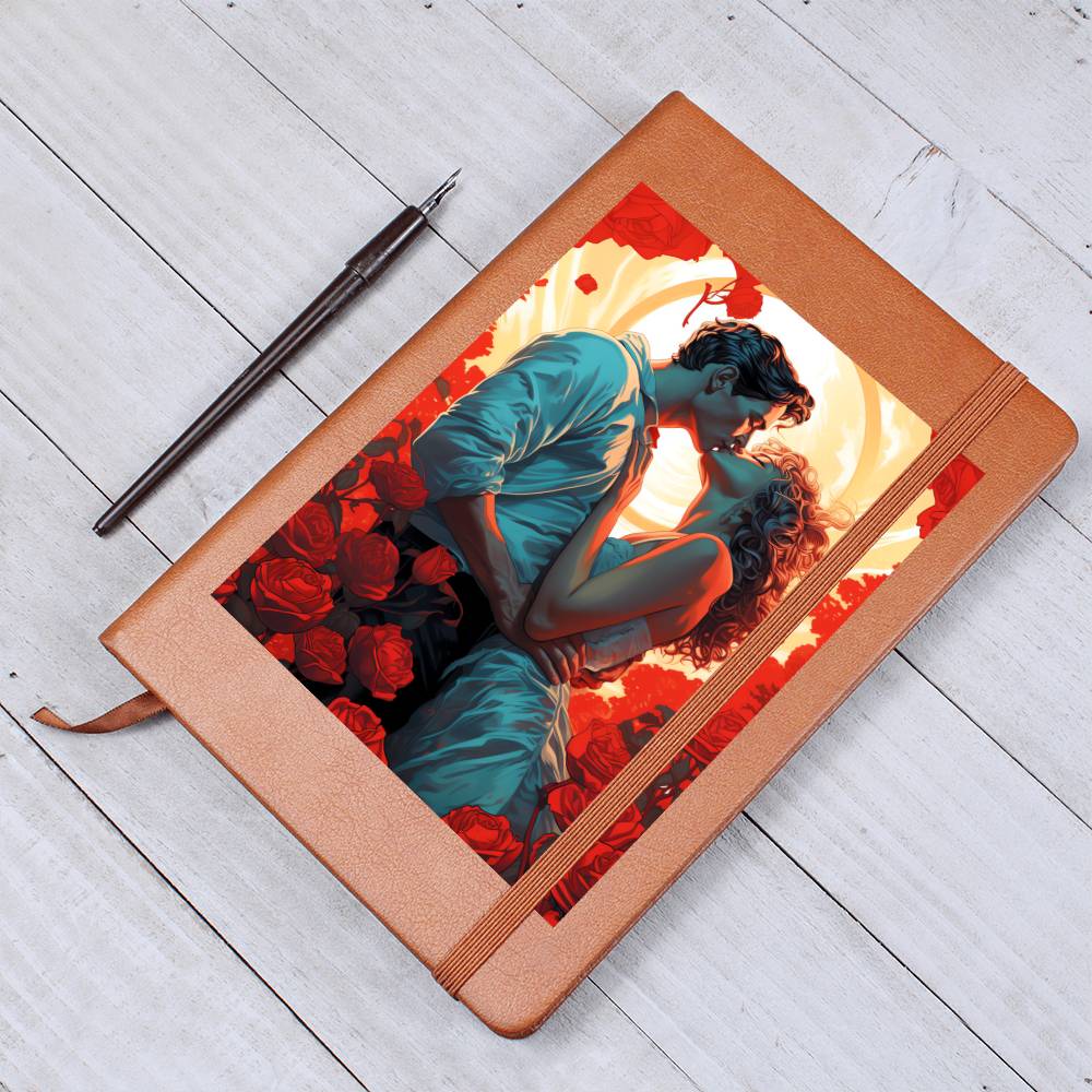 Valentine's Day Art 409 - Vegan Leather Journal