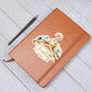 Luxury Wedding Decor Sticker 084 - Vegan Leather Journal