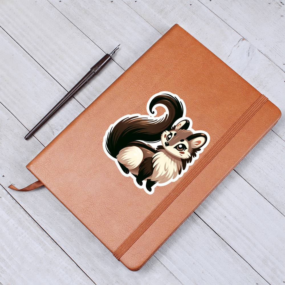 Cute Sable sticker 149 - Vegan Leather Journal