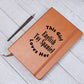 English Toy Spaniel v2 - Vegan Leather Journal