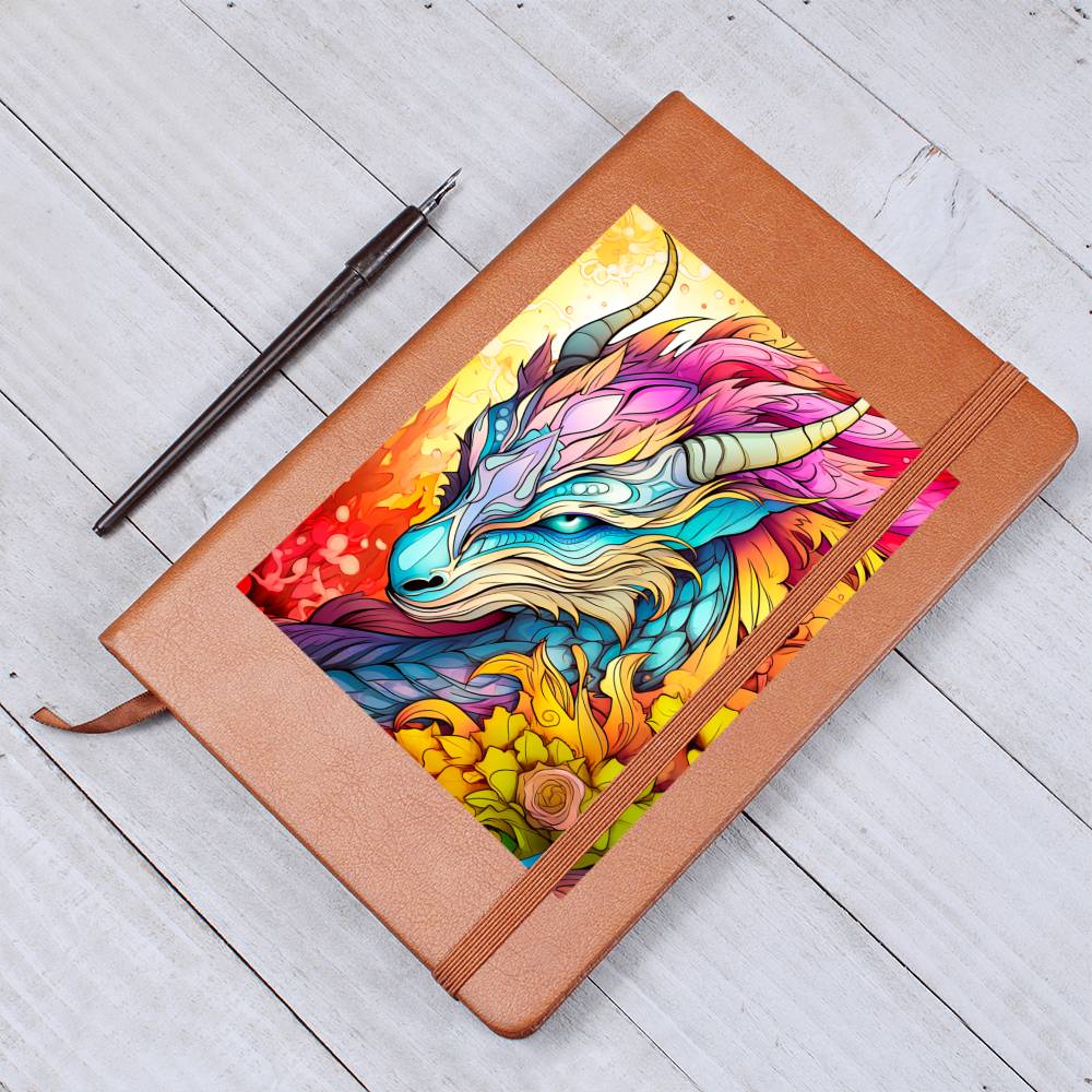 Majestic Dragon 016 - Vegan Leather Journal