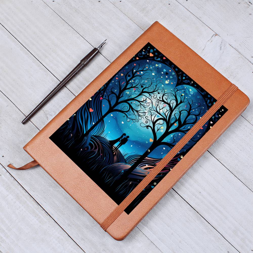 Valentine's Day Art 188 - Vegan Leather Journal