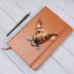 Cirneco dell’Etna Peeking - Vegan Leather Journal