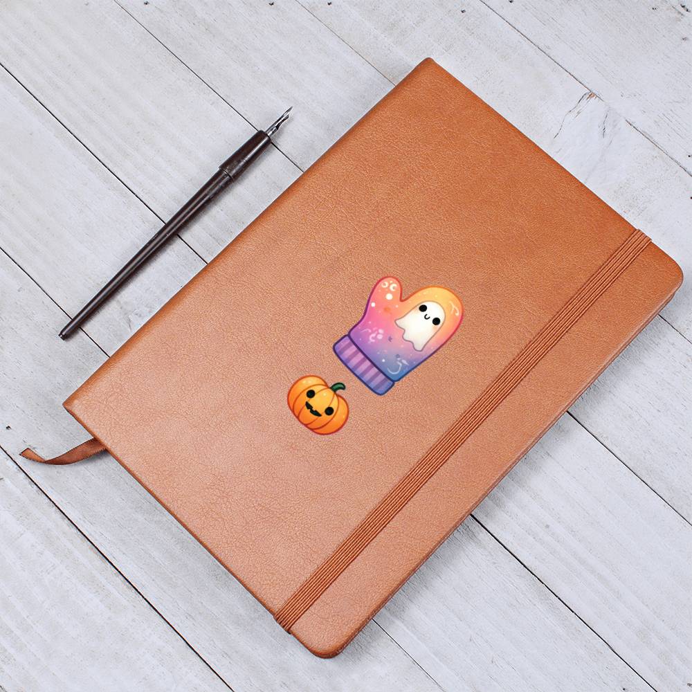 Cute Halloween Sticker 014 - Vegan Leather Journal