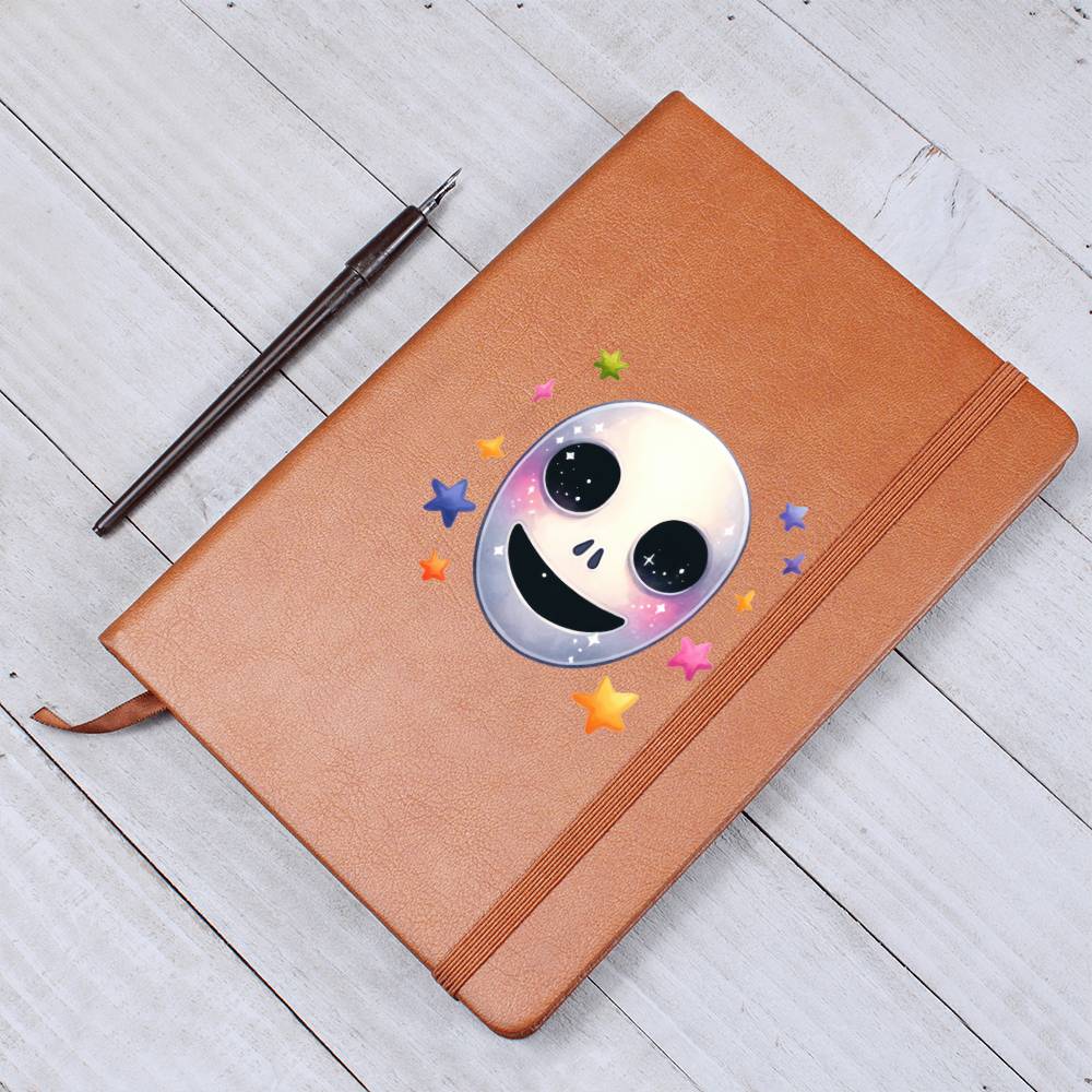 Cute Halloween Sticker 078 - Vegan Leather Journal
