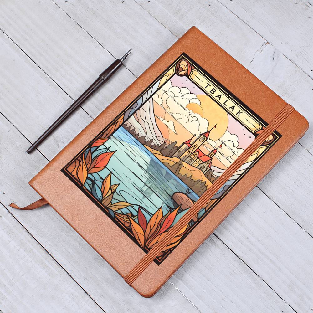 Minimalist BOHO Art 052 - Vegan Leather Journal