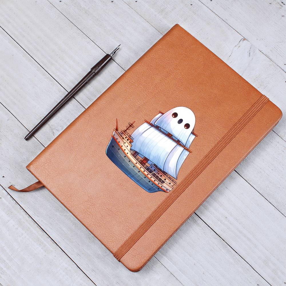 Cute Halloween Sticker 013 - Vegan Leather Journal