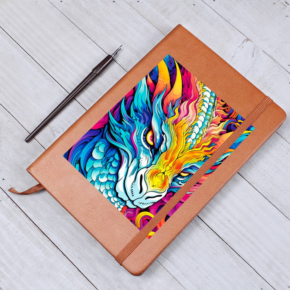 Majestic Dragon 005 - Vegan Leather Journal