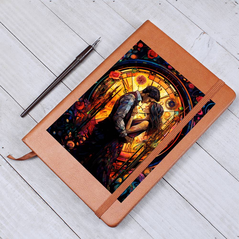 Valentine's Day Art 465 - Vegan Leather Journal