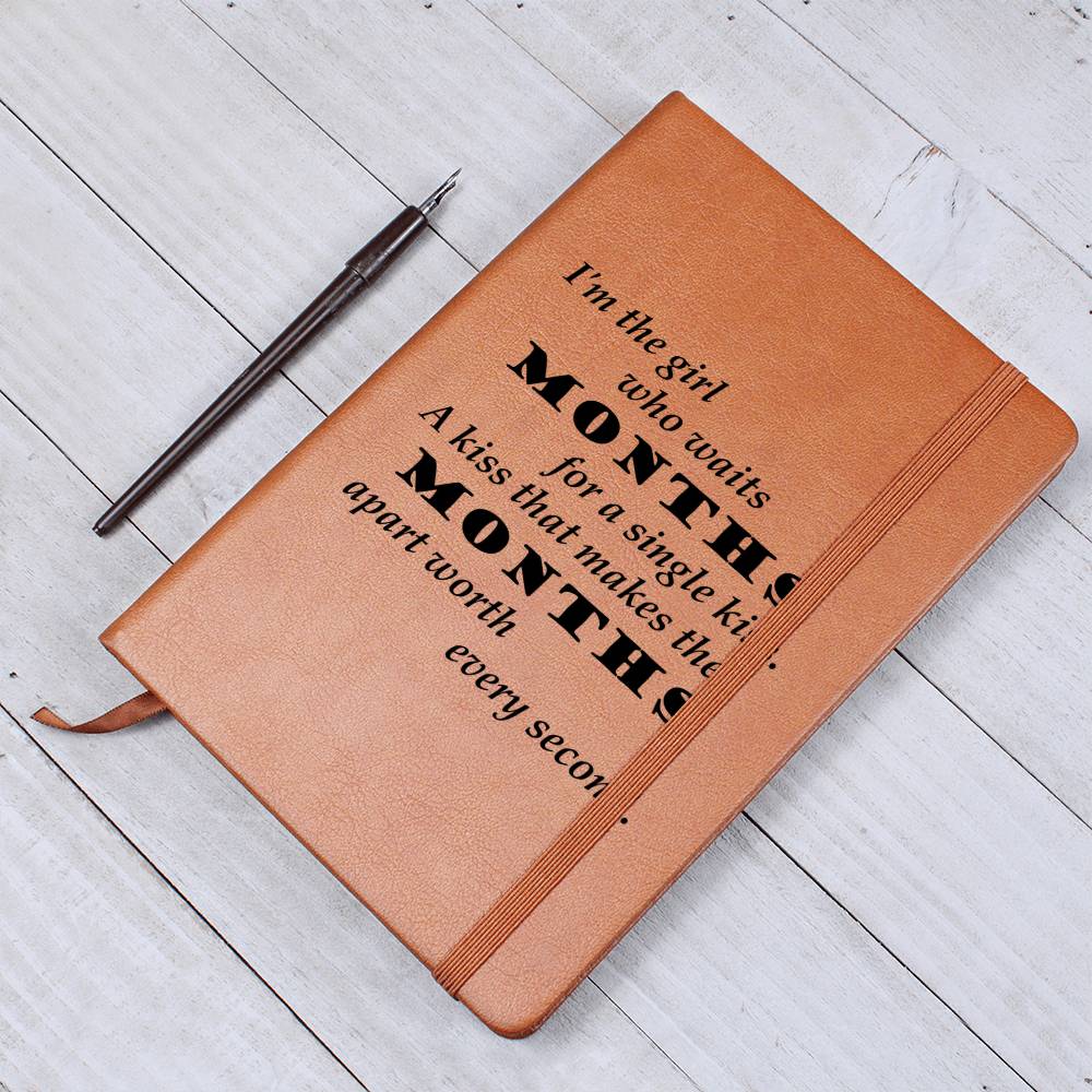 A Single Kiss - Vegan Leather Journal