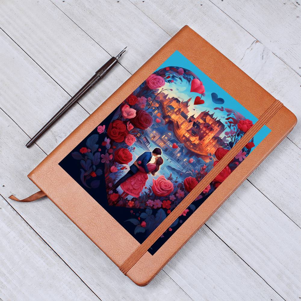 Valentine's Day Art 085 - Vegan Leather Journal