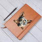 Australian Cattle Dog Peeking - Vegan Leather Journal