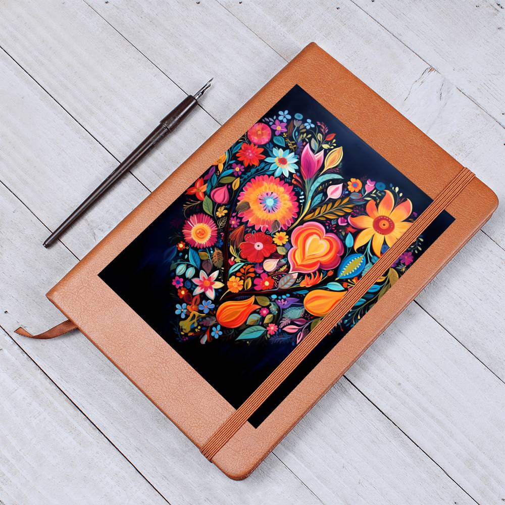 Valentine's Day Art 009 - Vegan Leather Journal