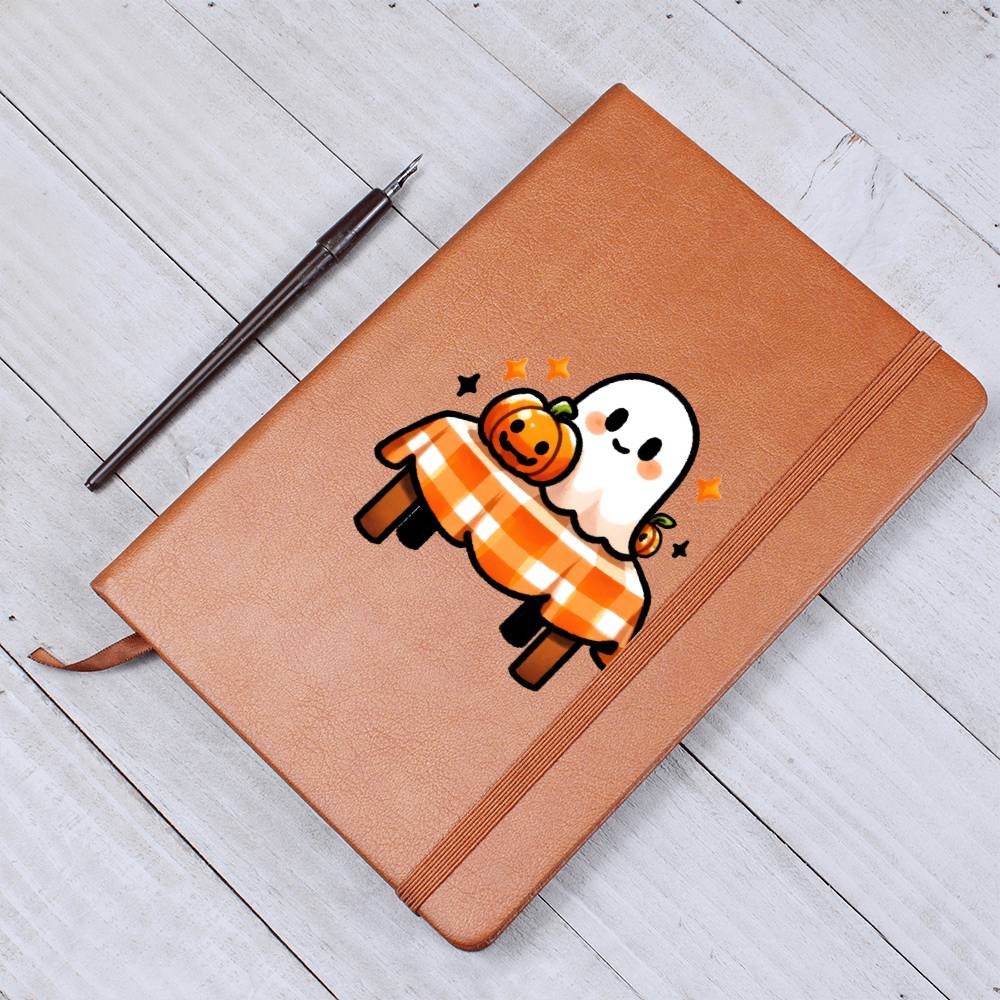 Cute Halloween Sticker 115 - Vegan Leather Journal