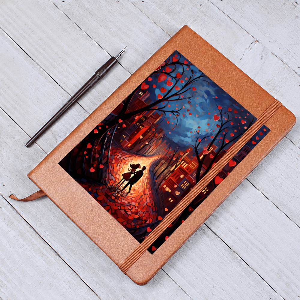 Valentine's Day Art 462 - Vegan Leather Journal