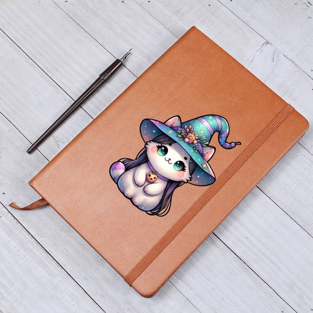 Cute Halloween Sticker 053 - Vegan Leather Journal