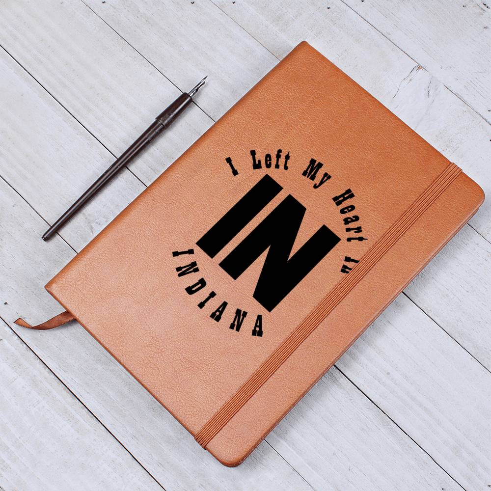 Heart In Indiana v01 - Vegan Leather Journal