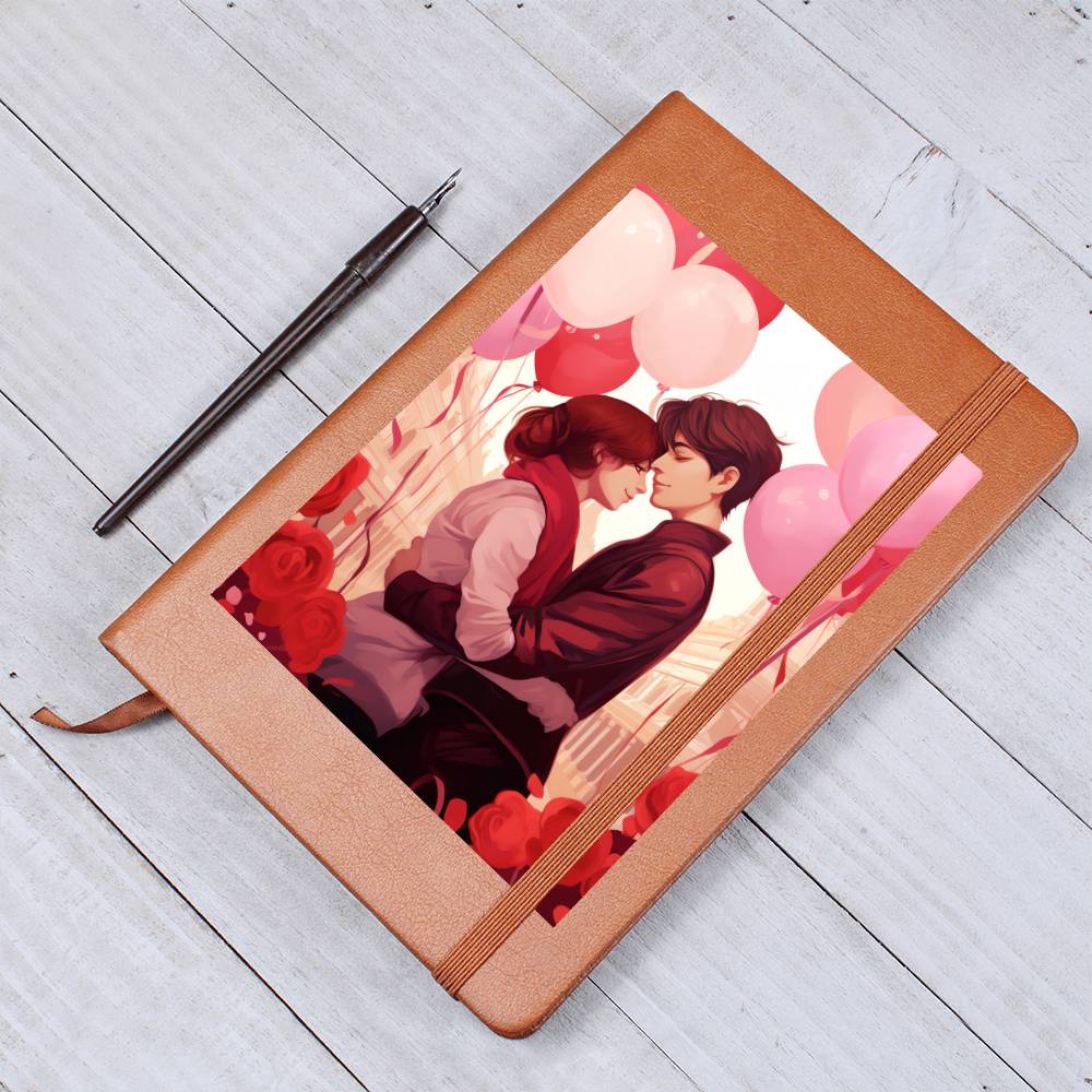 Valentine's Day Art 103 - Vegan Leather Journal