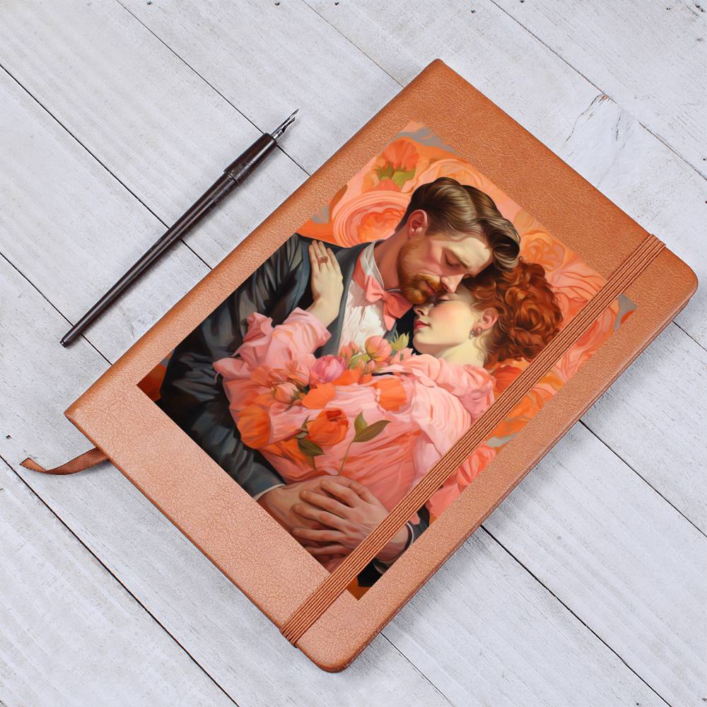 Valentine's Day Art 051 - Vegan Leather Journal