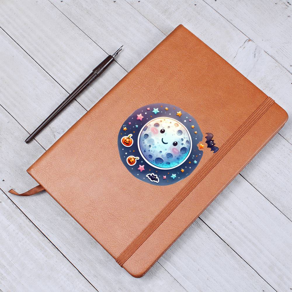 Cute Halloween Sticker 086 - Vegan Leather Journal
