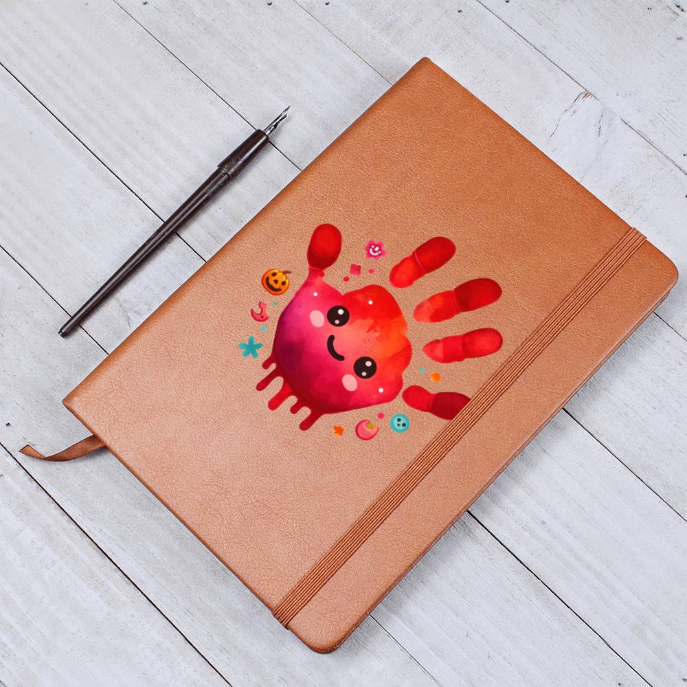 Cute Halloween Sticker 092 - Vegan Leather Journal