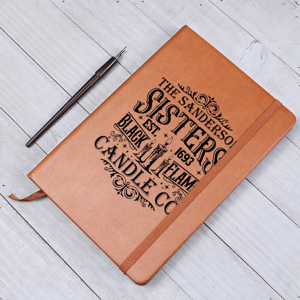 Vintage Halloween Signs 28 - Vegan Leather Journal