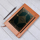 Ornate Gold Cover 044 - Vegan Leather Journal