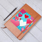 Valentine's Day Pop Art 11 - Vegan Leather Journal