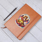 Cute Christmas Angel 018 - Vegan Leather Journal