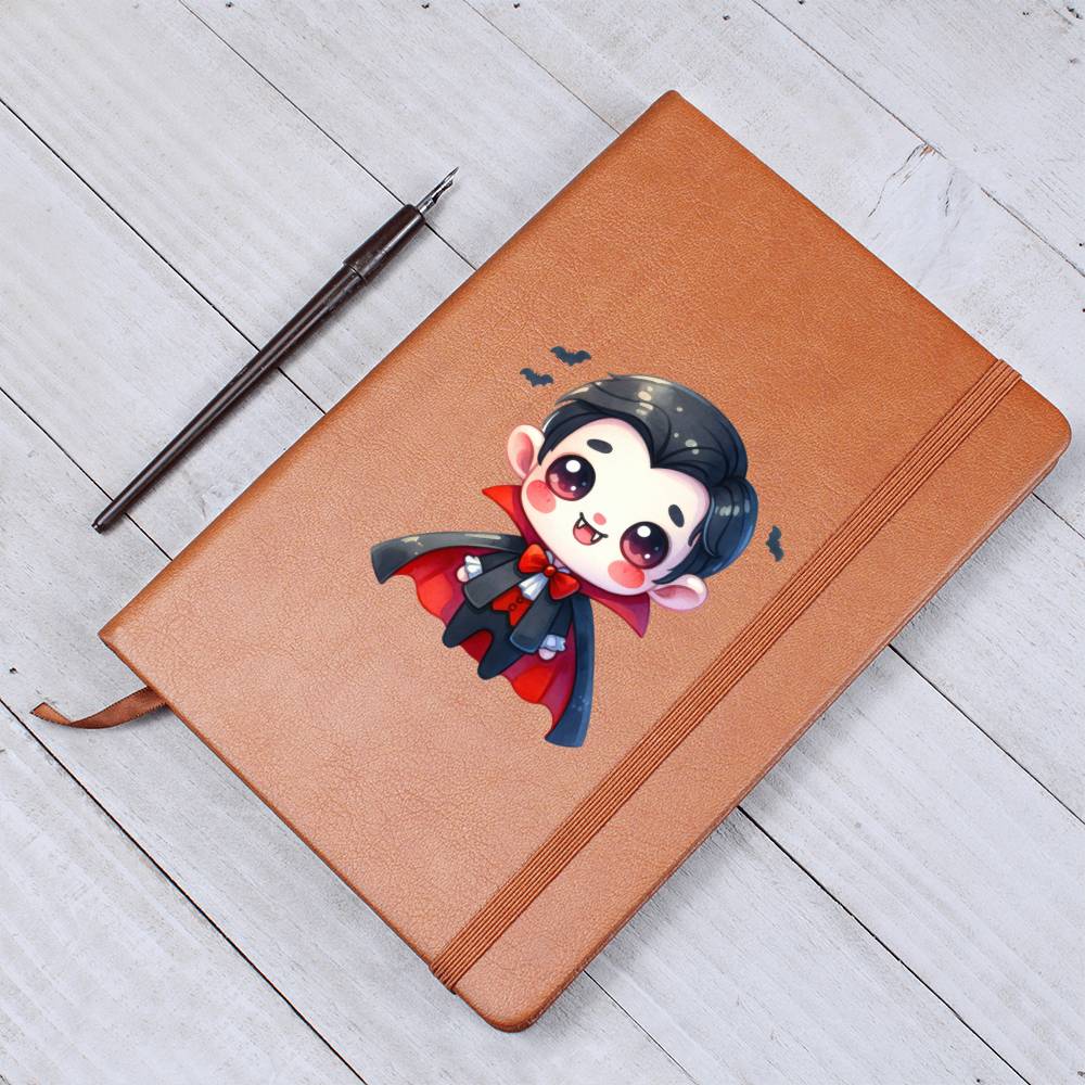 Cute Halloween Sticker 082 - Vegan Leather Journal