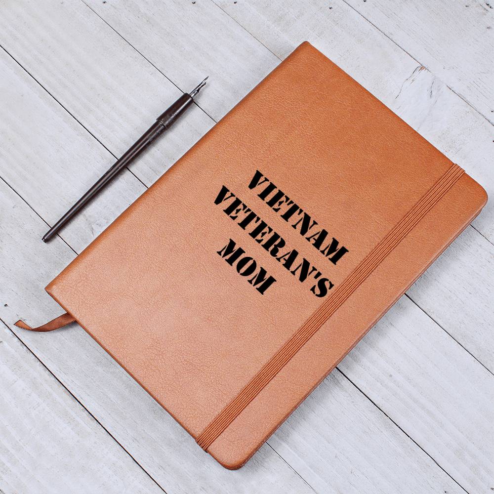 Vietnam Veteran's Mom - Vegan Leather Journal