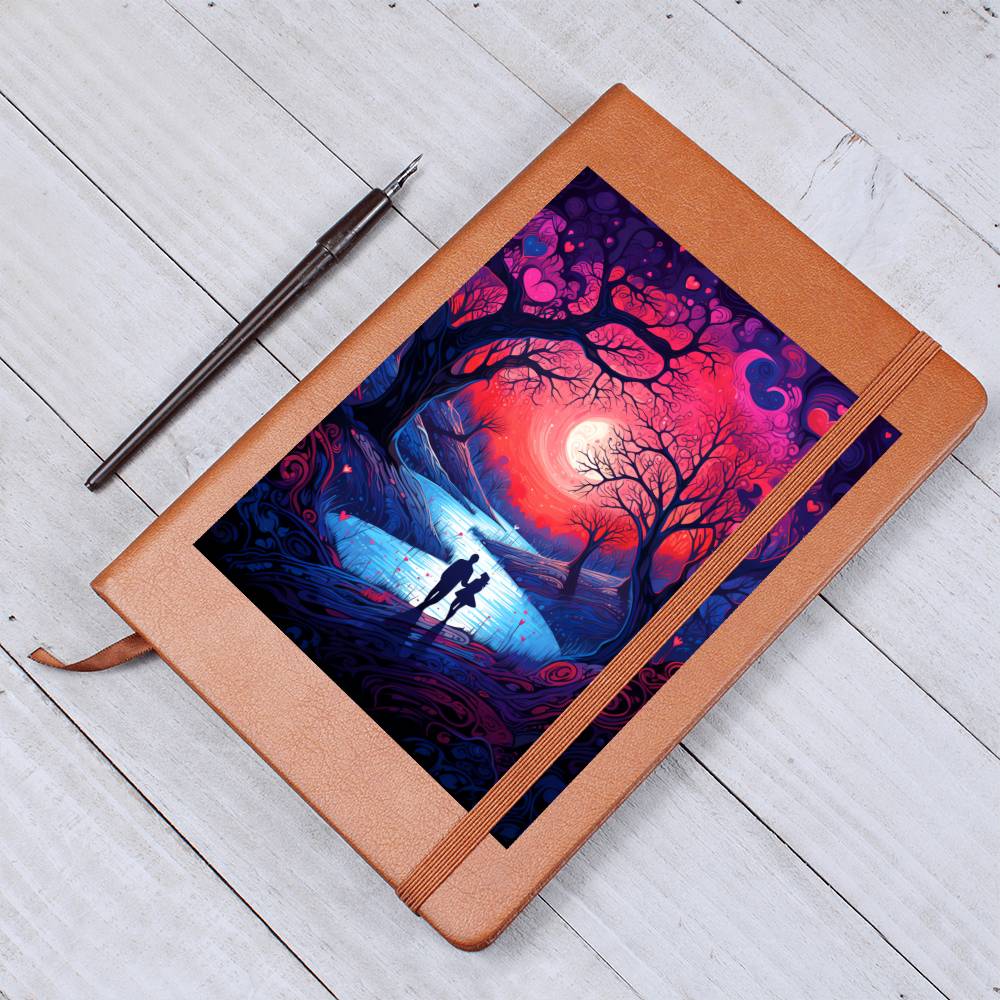 Valentine's Day Art 154 - Vegan Leather Journal