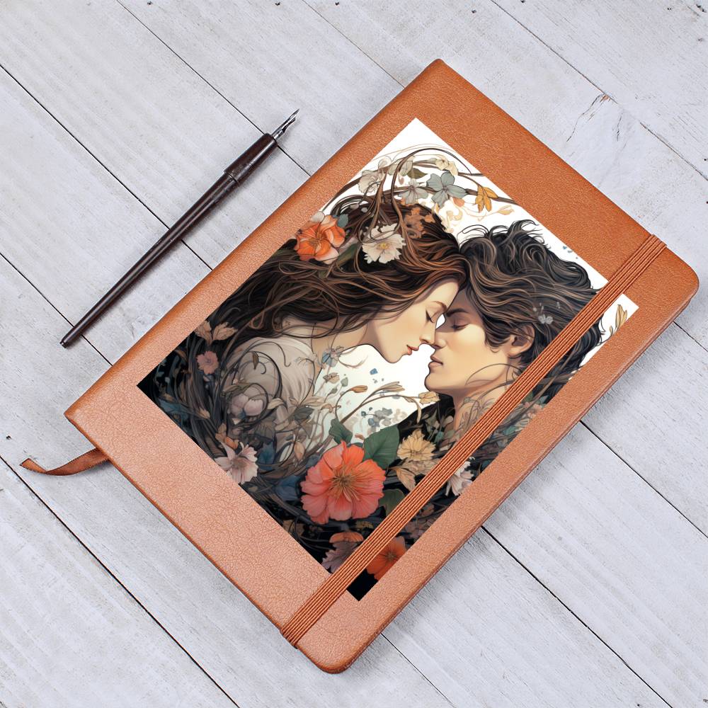 Valentine's Day Art 373 - Vegan Leather Journal