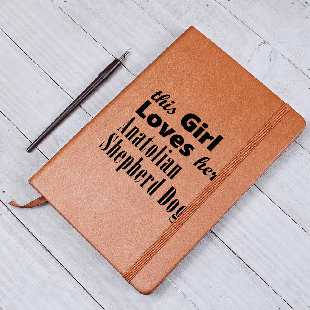 Anatolian Shepherd Dog - Vegan Leather Journal